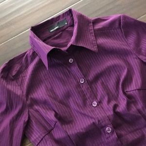 Purple stretchy blouse